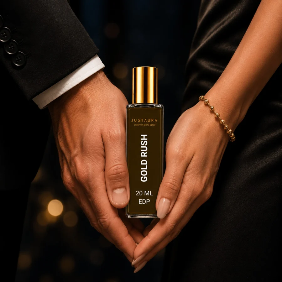 Gold Rush Pocket Perfume 20ml – Sweet Woody Amber EDP for Men | Apple, Cedar & Vanilla | JustAura - Image 8