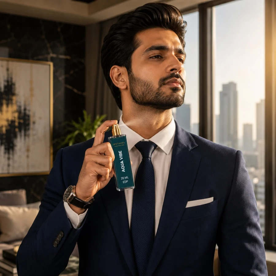 Aqua Vibe Pocket Perfume 20ml – Fresh Aquatic Unisex EDP | Sea, Mint & Musk | JustAura - Image 10