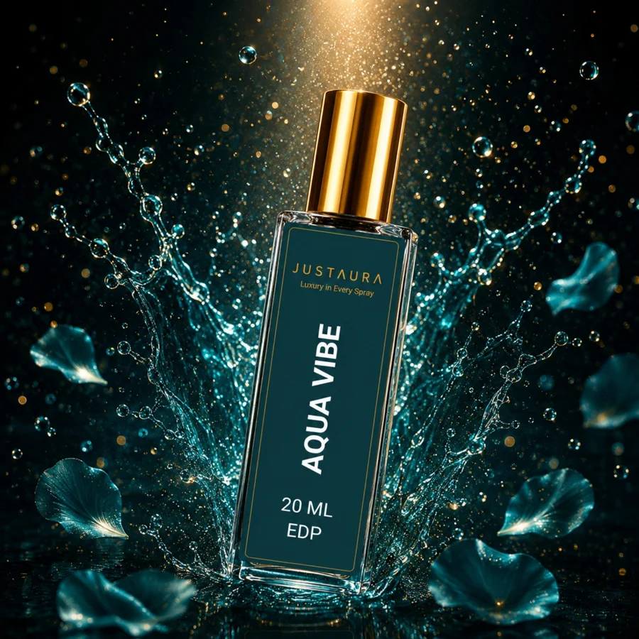 Aqua Vibe Pocket Perfume 20ml – Fresh Aquatic Unisex EDP | Sea, Mint & Musk | JustAura - Image 6