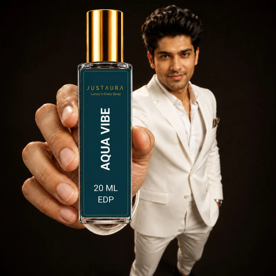 Aqua Vibe Pocket Perfume 20ml – Fresh Aquatic Unisex EDP | Sea, Mint & Musk | JustAura - Image 4