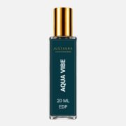 Aqua Vibe Pocket Perfume 20ml – Fresh Aquatic Unisex EDP | Sea, Mint & Musk | JustAura