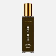 Gold Rush Pocket Perfume 20ml – Sweet Woody Amber EDP for Men | Apple, Cedar & Vanilla | JustAura
