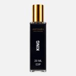 King Pocket Perfume 20ml – Black Rose Oud EDP for Men | Sandalwood & Leather | JustAura