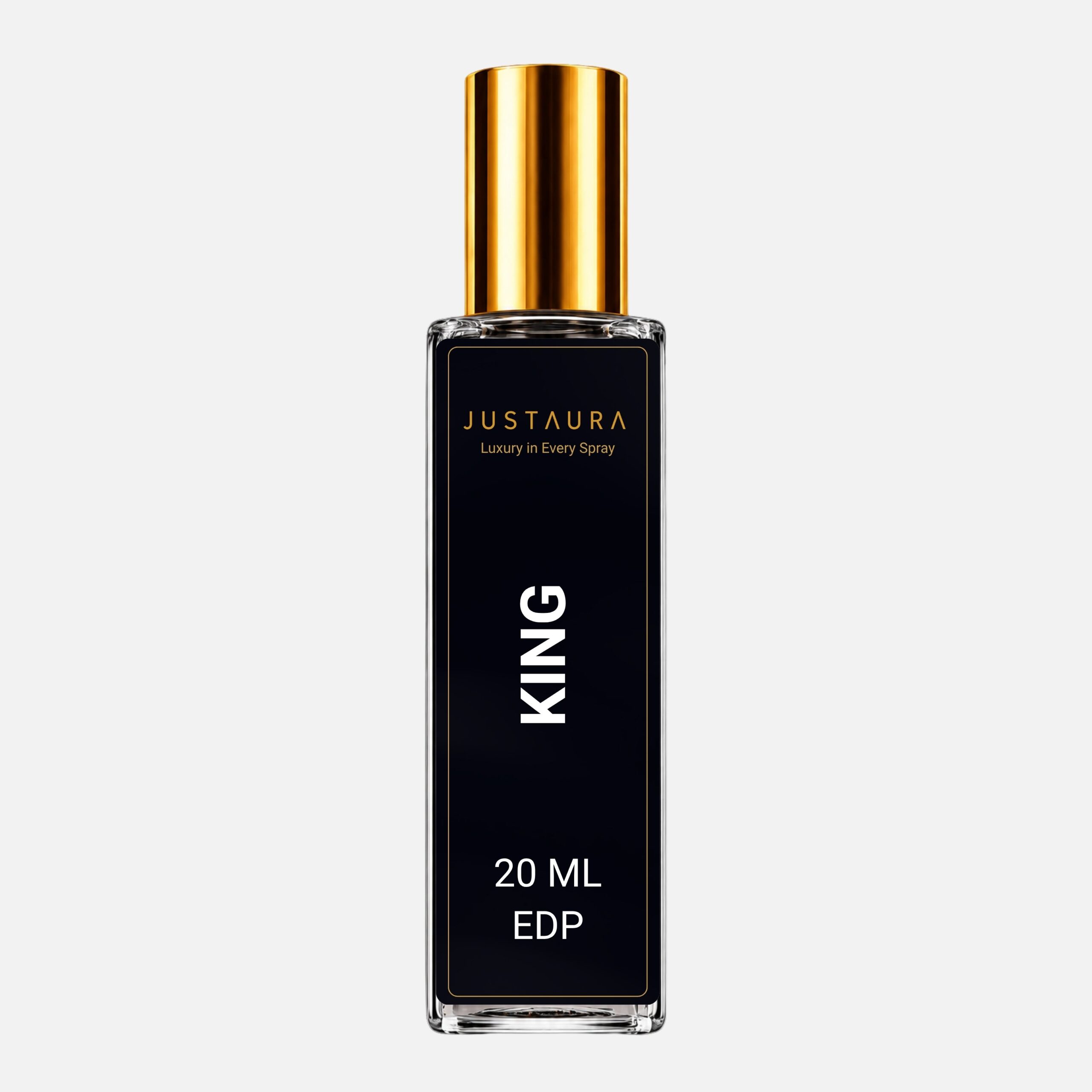 King Pocket Perfume 20ml – Black Rose Oud EDP for Men | Sandalwood & Leather | JustAura