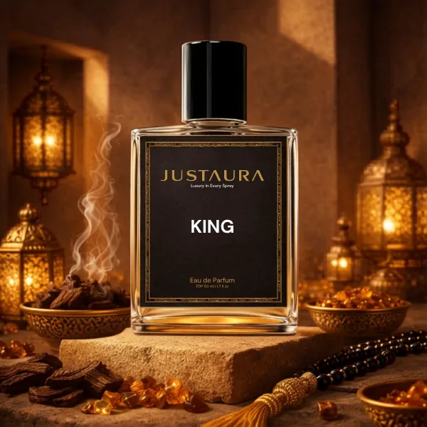 King Oud Perfume for Men – Black Rose & Sandalwood – 50ml - Image 3