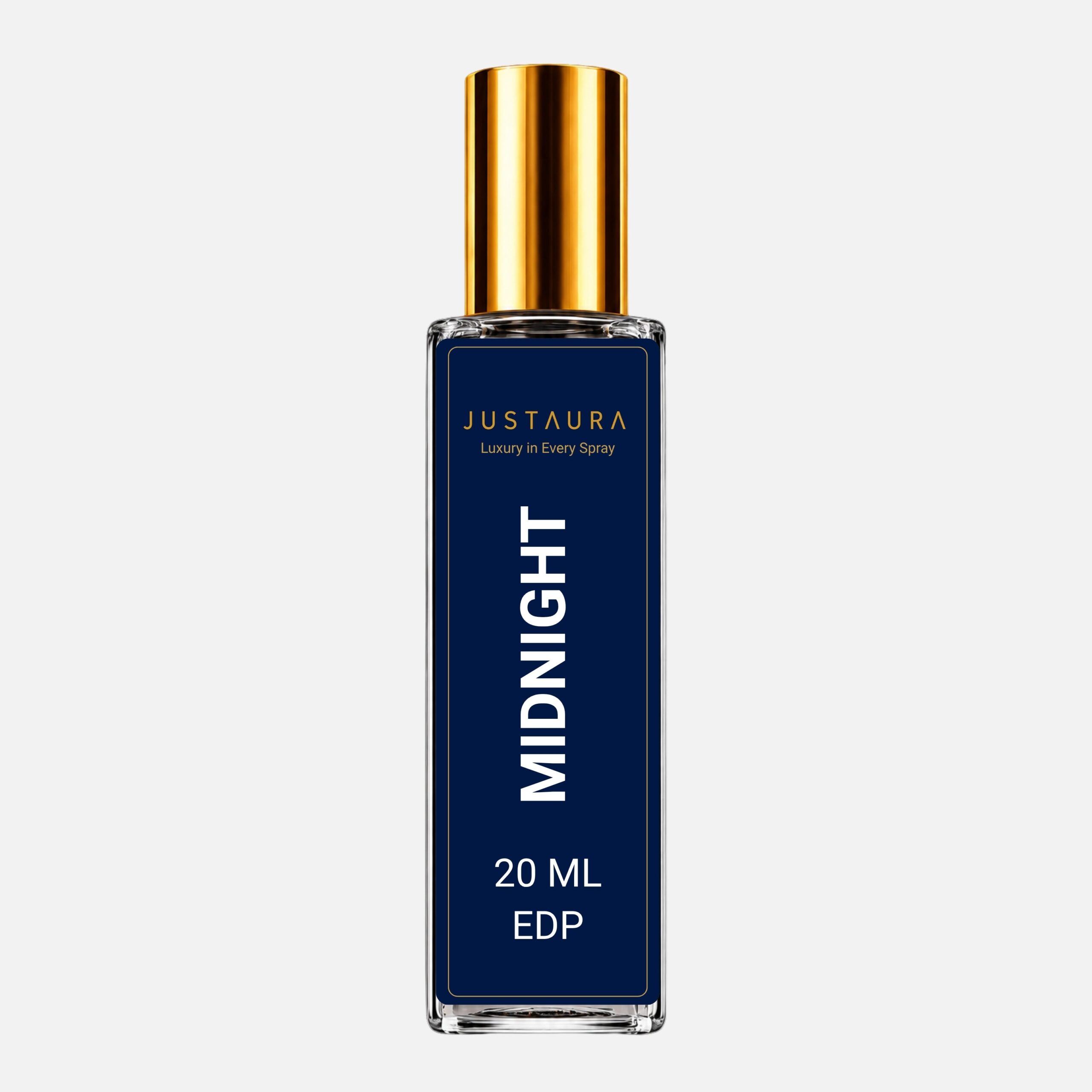Midnight Pocket Perfume 20ml – Fresh Aquatic EDP for Men | Citrus, Sea & Musk | JustAura