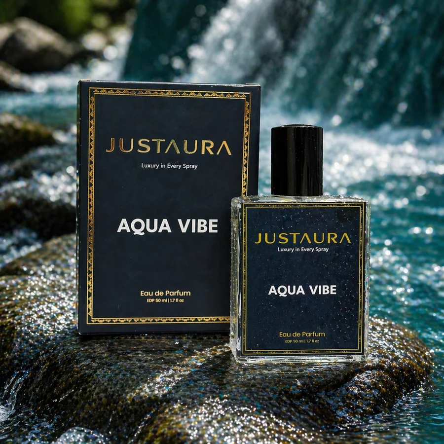 Aqua Vibe Fresh Aquatic Perfume for Men & Women – Sea, Mint & Musk – 50ml - Image 2