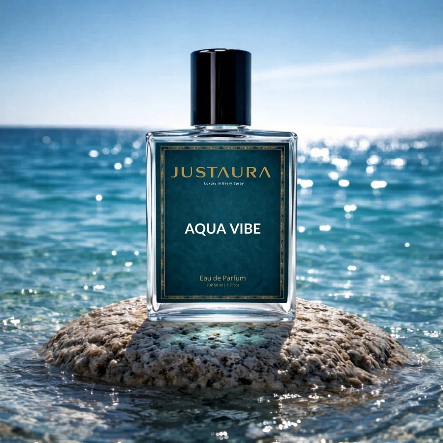 Aqua Vibe Fresh Aquatic Perfume for Men & Women – Sea, Mint & Musk – 50ml - Image 5