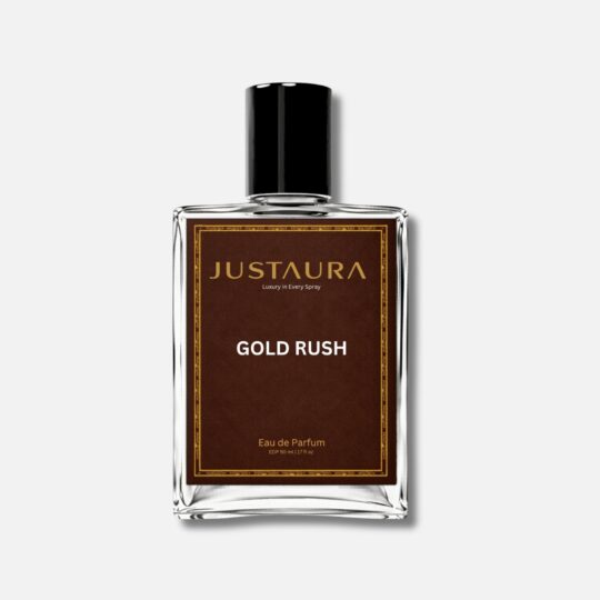 Gold Rush Sweet Woody Amber Perfume for Men – Apple, Cedar & Vanilla – 50ml